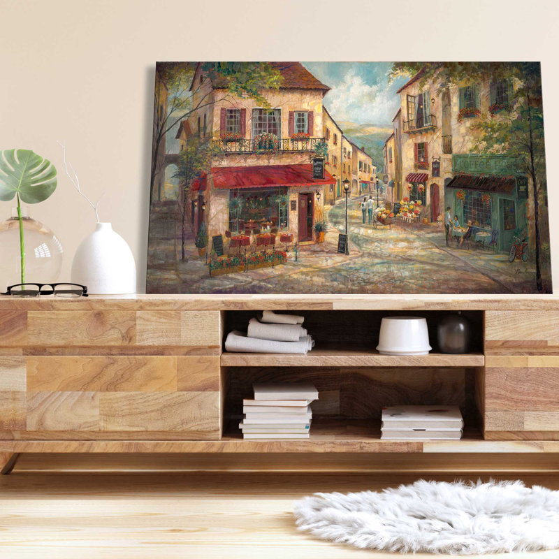 Salvatore's - peinture sur toile tendue, H 28 po x l 48 po x P 1,5 po