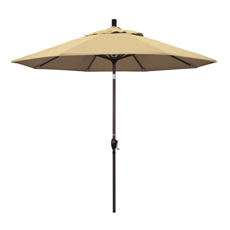 Parasol de marché 9 pi Ayomipo, Beige antique, Brun