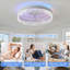 Ventilateur de plafond standard à DEL à 5 pales Jamarlon avec télécommande et ensemble d'éclairage inclus