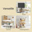 Frame Mounted Spice Rack with Adjustable Racks-1505202030