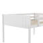 Lit mezzanine bas en bois avec échelle-343976216