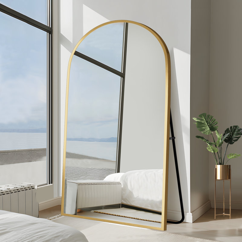 Miroir mural Krébiel, H 75 po x l 36 po, Or