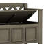 Banc de rangement en bois massif Amherst-121977461