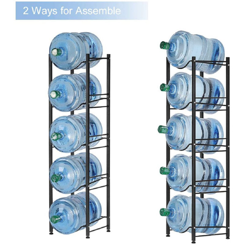 Jellison 13.39'' W Metal Storage Rack, Black