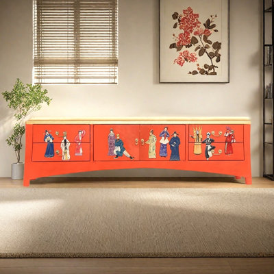 French style characteristic TV stand