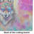 Hippie Animal Wolf Glass Cutting Board