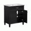 Meuble-lavabo de 30 po avec lavabo en céramique-334150507