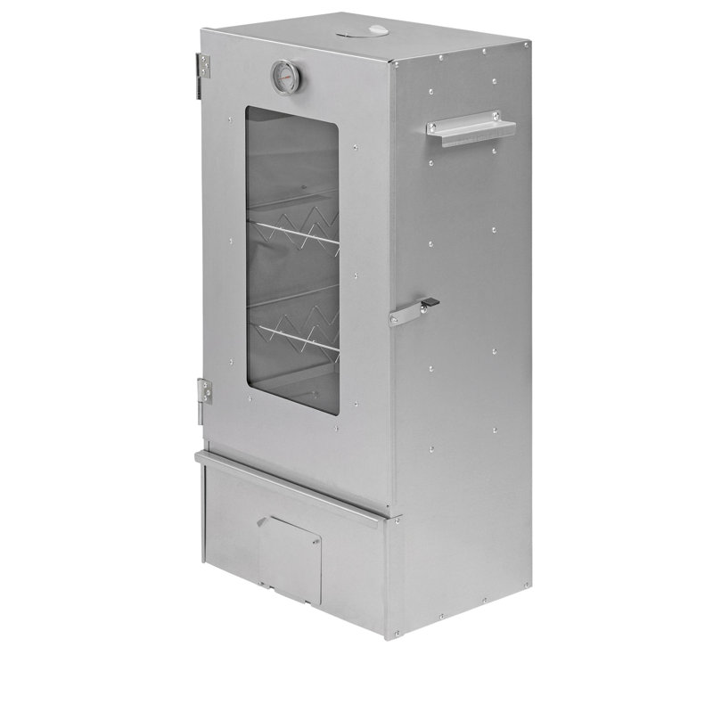 Smoker 80cm with galvanized steel glass