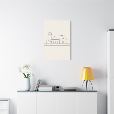Apel Single Picture Frame Print on Canvas