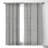 Ninola Design Monochromatic Geometric 1pc Blackout Window Curtain Panel-307440483