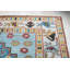 Tapis médaillon traditionnel en laine noué à la main Melih Classic-2013825575
