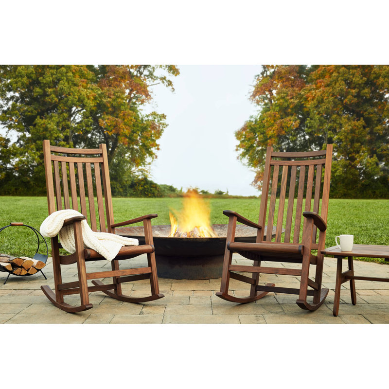 Outdoor Classic Ipe Rocking Solid Wood Chair