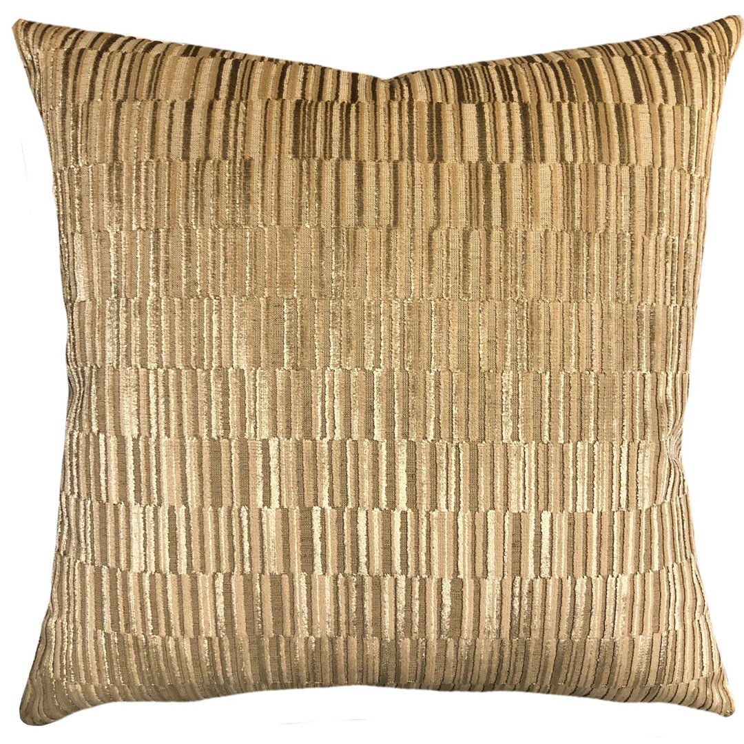 Cleaveland Down Striped Square Pillow Cover and Insert Highgrove