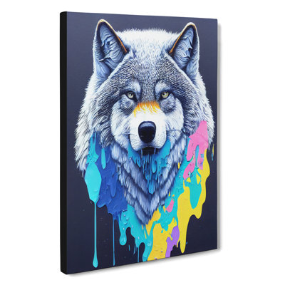 Wolf Paint Drips No.2 Abstract - Painting