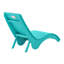 Méridiennes ergonomiques pour piscine et patio Aquawave avec motif grain de bois et base anti-dérive (ensemble de 4)-510826479