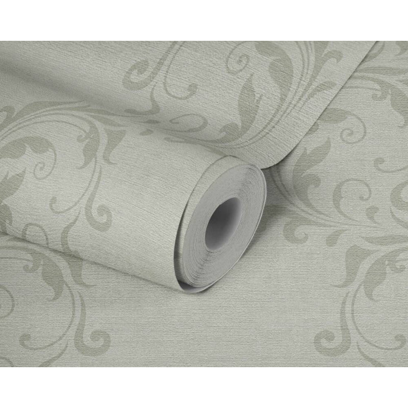 Papier peint à motif damassé Concord Walldingings, Beige / crème