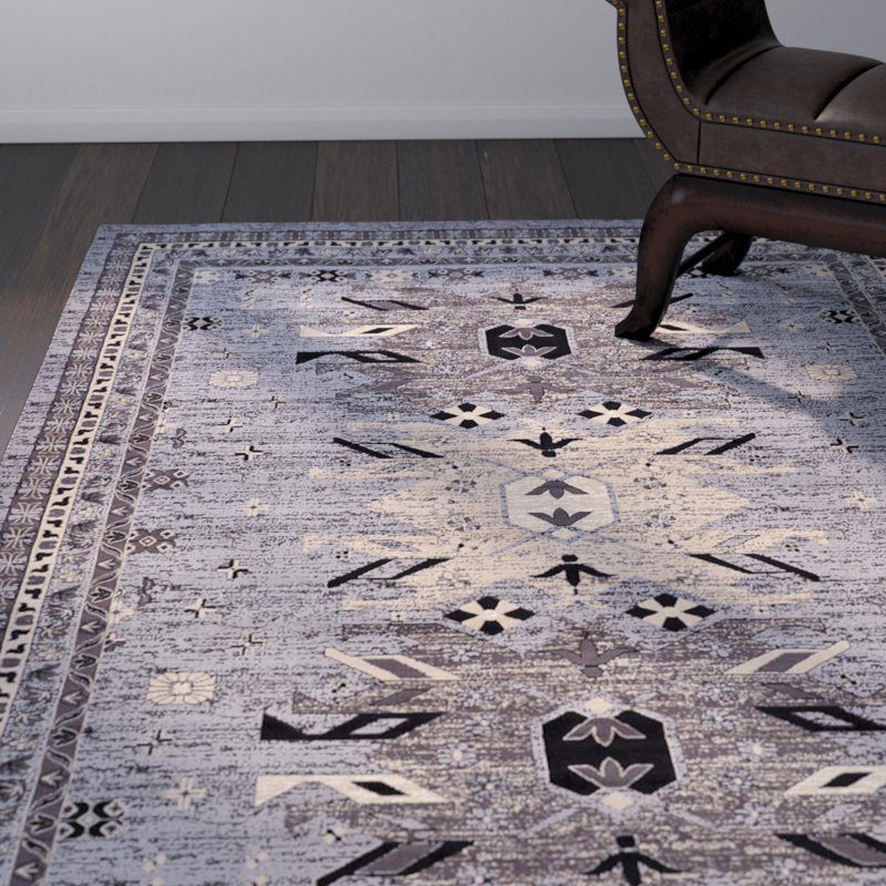 Eesi Oriental Indoor Rug, Rectangle 5'1" x 8'