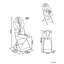 Foldable Outdoor Patio Dining Side Chair