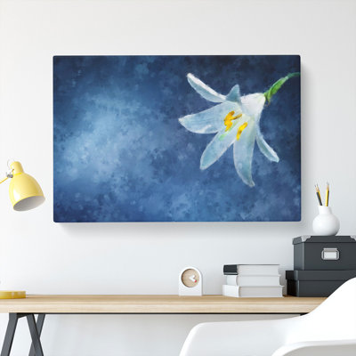 White Flower - Wrapped Canvas Print