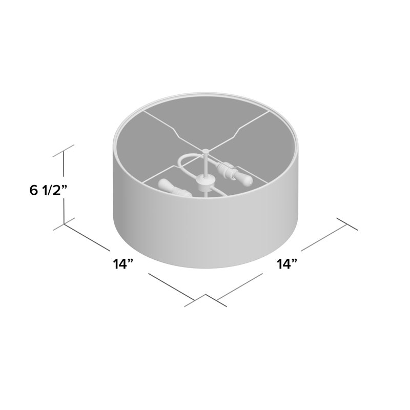 Merrillville Fabric Flush Mount