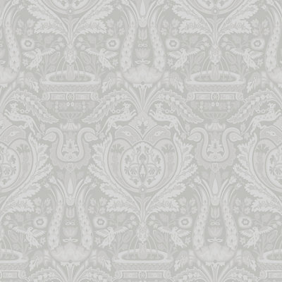 Laura Ashley Heraldic Damask Wallpaper Roll