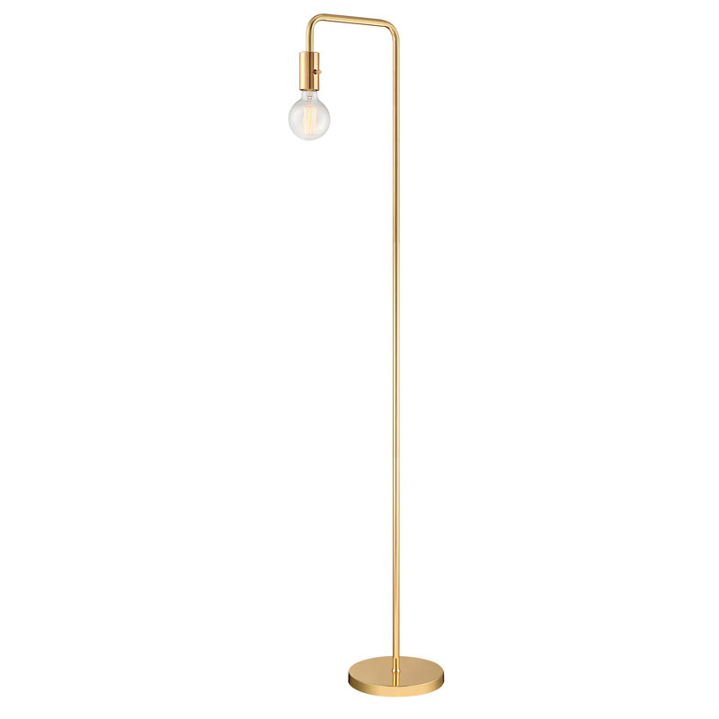 Lampe sur pied 61,5 po Ayseni, Or