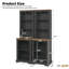 Grande armoire autoportante élégante avec rangement ouvert Glade-128876915