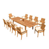 Algrave Outdoor 11 - Piece Teak Dining Set