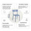 Chaise d'appoint empilable intérieure / extérieure Avvolta-1074417570