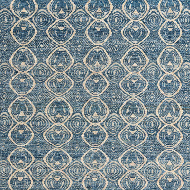 Abstract Indoor Rug, Square 4'