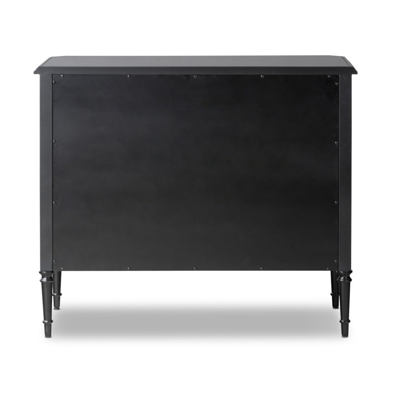 Lendon 3 Drawer Dresser-Black