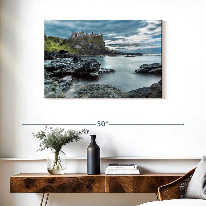 Ravi Irish Dunluce Castle, 24" H x 36" W