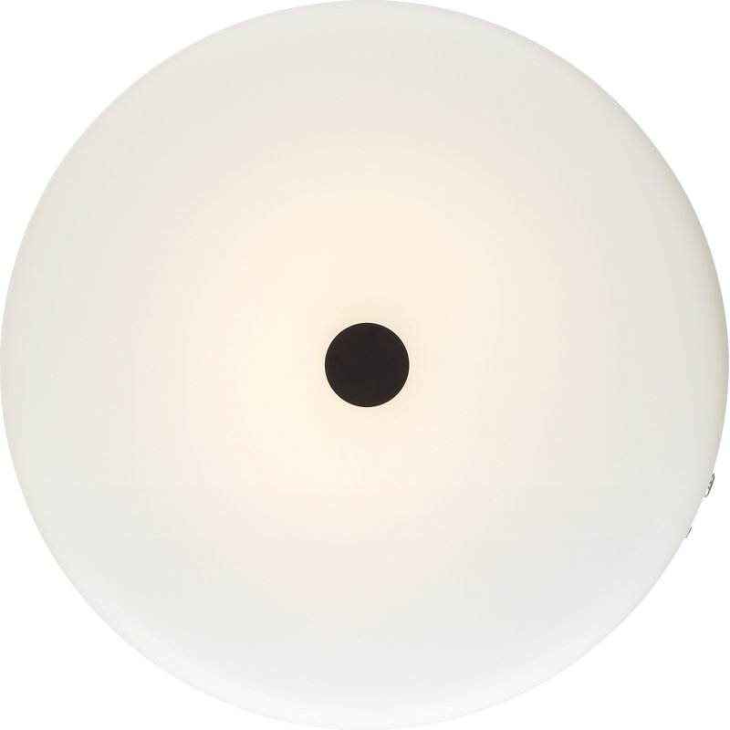 Plafonnier encastré cylindrique simple 1 lumière 15 po, Bronze vieilli