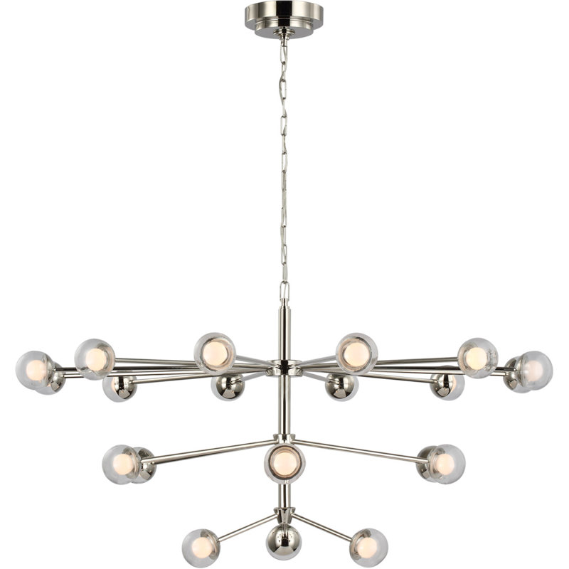 Kate Spade New York Alloway Large Chandelier, Polished Nickel