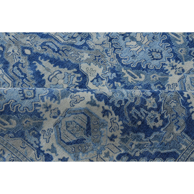 Ikat Area Rug, Rectangle 8' x 10'
