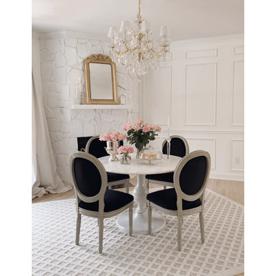 Lustre 9 lumières façon bougie avec détails en cristal Weekes
