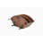 Fan Shape Reclaimed Wood Corner Media Table for Living Room Wise Use Your Space