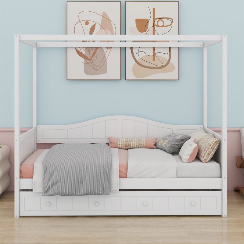 Canopy Bed With Trundle Bed