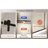 50-54" x 76" H Frameless Sliding  Shower Door, 5/16" (8mm) Clear Tempered Glass, Stainless Steel Frame,Matte Black