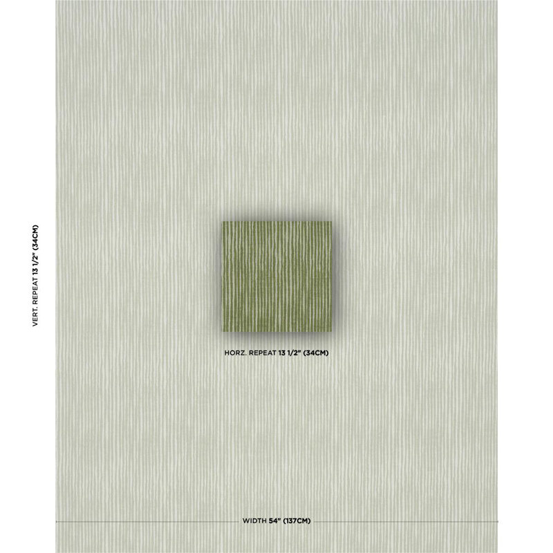 Tissu hallucination Schumacher X Laura Gonzalez, Vert