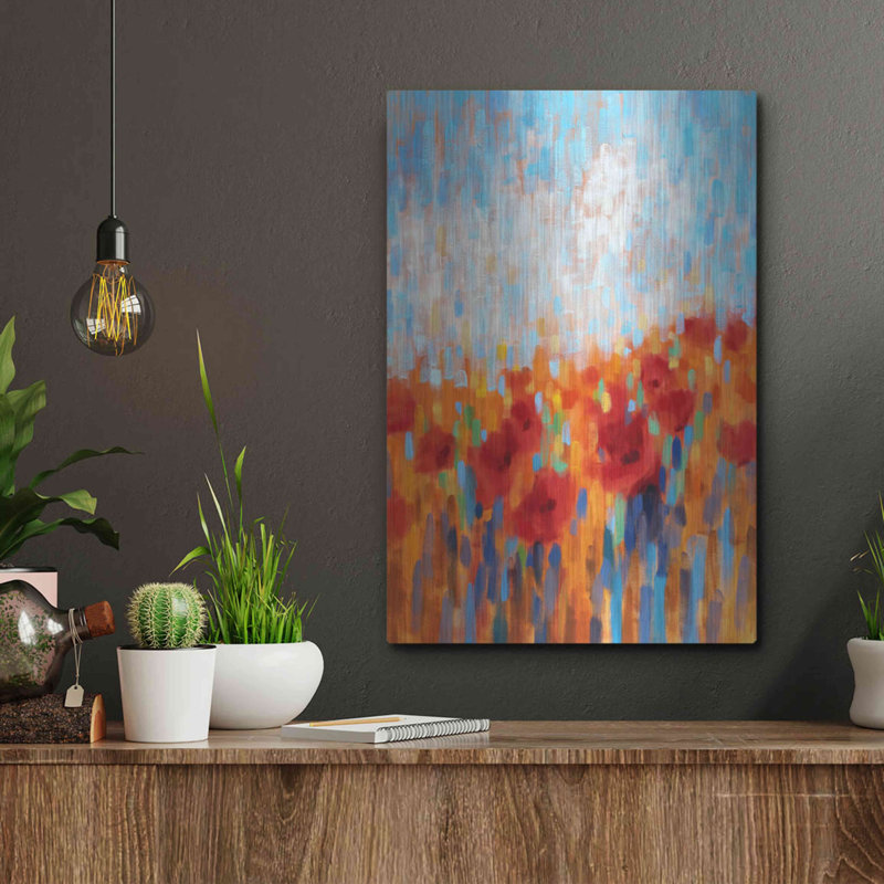 «Poppy Walk» par Claire Hardy, H 16 po x l 12 po
