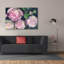 Toile épique Graffiti «Evening Peony 2» par Albena Hristova, 60 po x 40 po