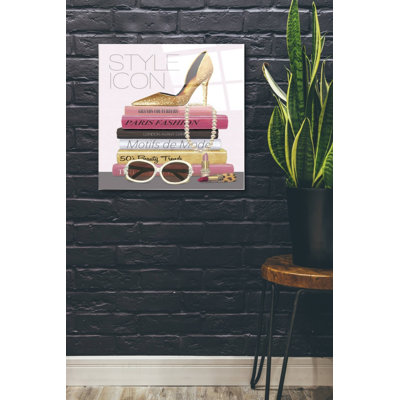 «Paris Style II Gold and Black» par Marco Fabiano, art mural en verre acrylique