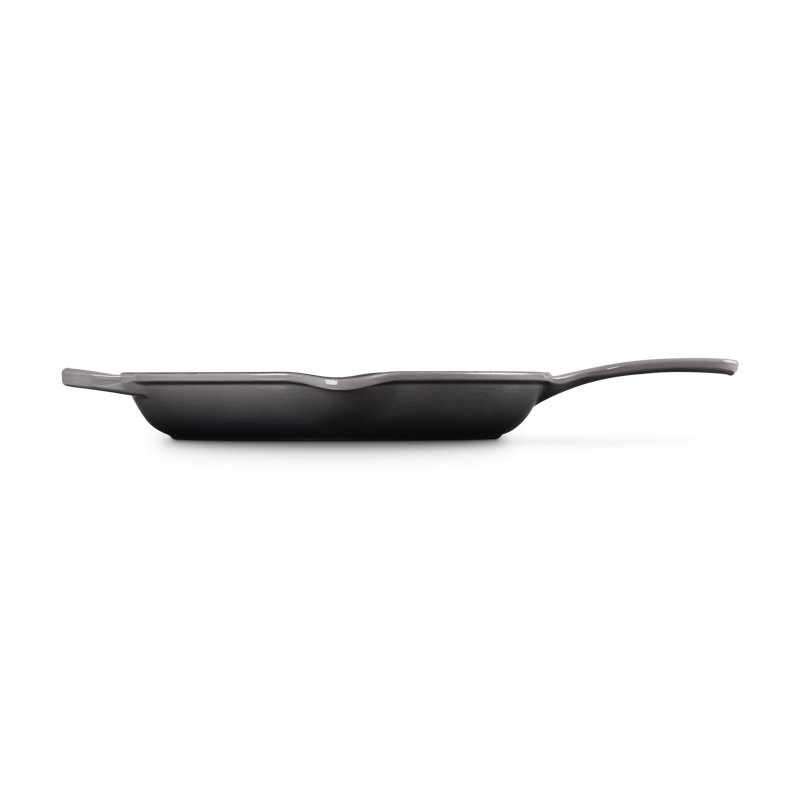 Le Creuset Signature Cast Iron Round Skillet, 11.75", Blue Riviera, Oyster