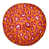 Orange; rouge; blanc