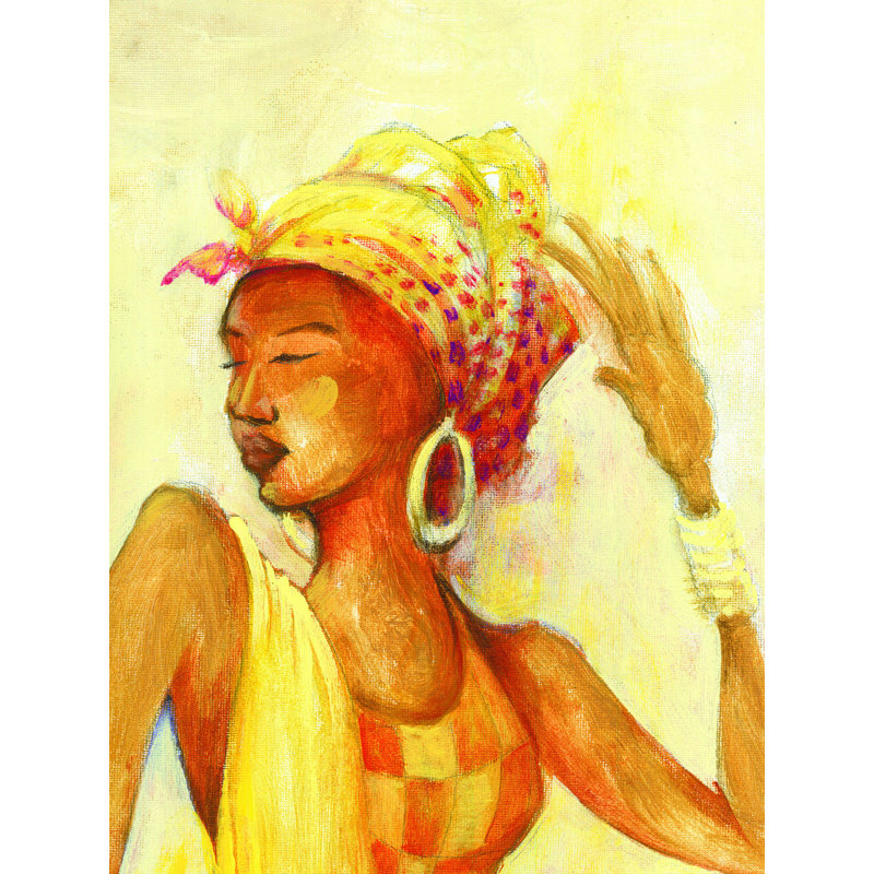 " Fire Dance 2 " Painting Print, 16" H x 12" W