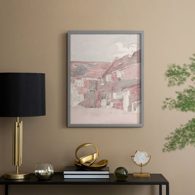 «Vintage Landscape», reproduction encadrée CL XXXV - bois massif