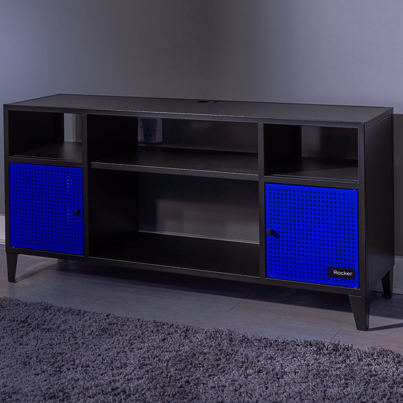 X Rocker Mesh-Tek Media Gaming Unit - Tv Unit - Blue