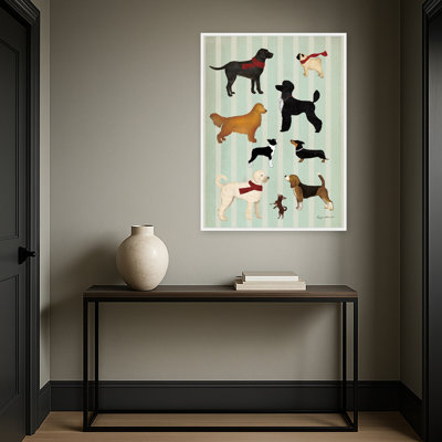 Dog Days Montage I by Ryan Fowler Framed Canvas Wall Art Print