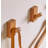 Essence Of Nature Solid Wood Square Hook Wall-Mounted Coat Rack